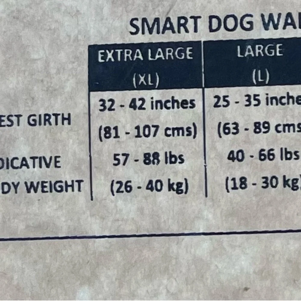 Starfish large dog walk harness